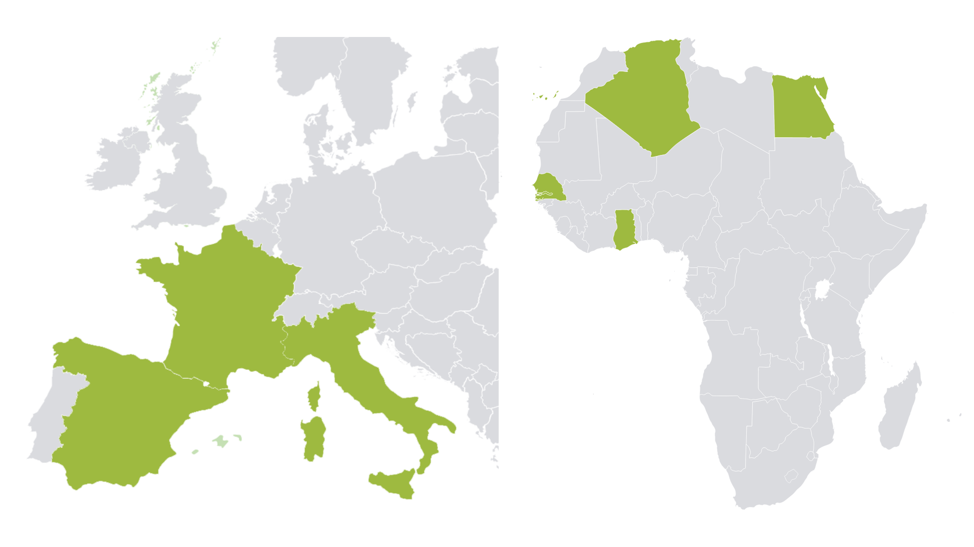 Mapa de países usuarios de Landfiles